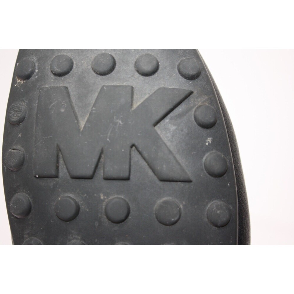 MICHAEL KORS Everett Black Pebbled Loafer Leather Slip-On Women's Shoes Sz 8.5M - Picture 9 of 10